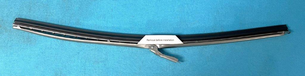 Wiper Blade - 15" - Satin Silver Finish. (sold each).  Be sure to verify which type you have before ordering - satin silver finish or stainless?