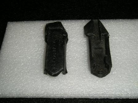 Division bar upper cushion - convertibles (Pair).  Supply your cores and we will do yours for this price.  This is not a core charge - we need your cores to do this work. We do NOT ship parts out - we ship out YOUR cores once you supply them to us to put into our molds