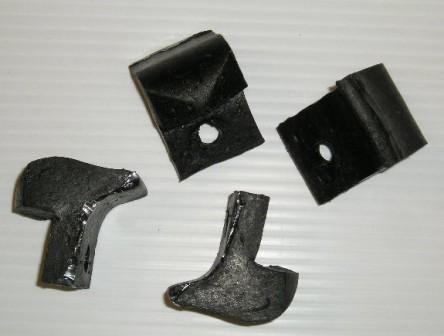 Rear bumper snubber - PLYMOUTHS ONLY (bolts to quarter panel) (each listed price)