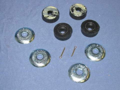 Heavy-Duty Strut Rod Bushing Kit - Both sides included - 4 bushings in all.  This is an aftermarket kit - not original design but will work.