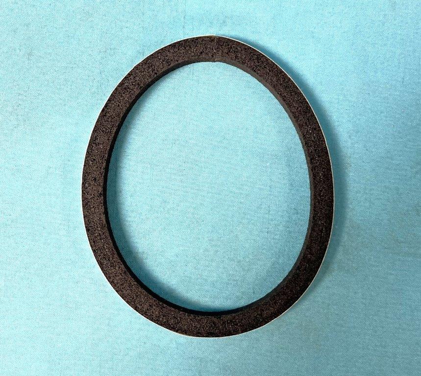 Air Chamber Seal -  5/8" black sponge 7" diameter (2 needed per car).  These fit on the top of the air chambers themselves.
