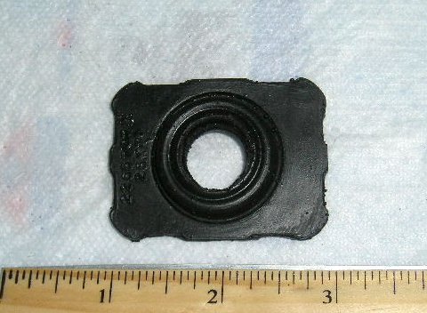 Steering shaft coupling seal- Manual Steering Columns - original design - black rubber.