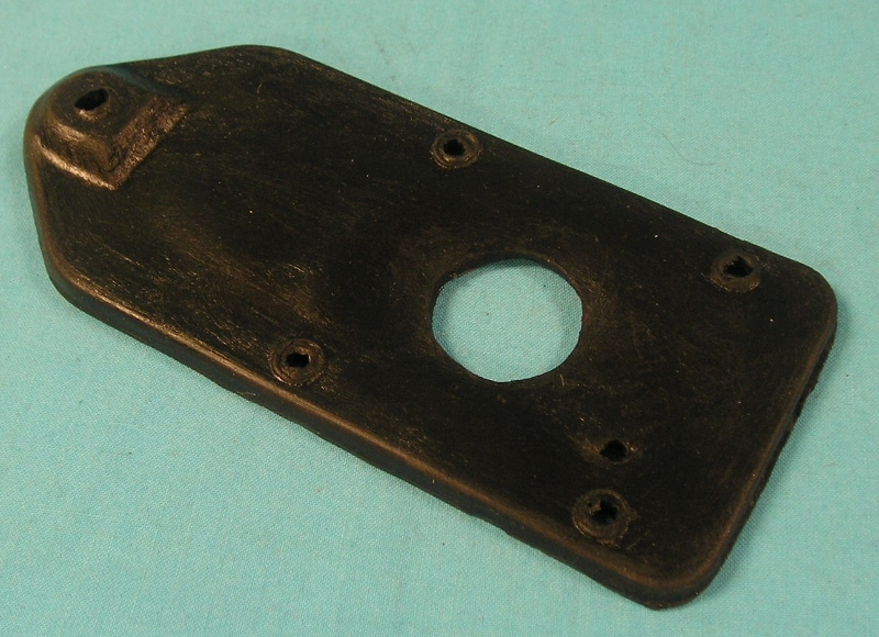 Filler neck Seal (see quality disclaimer)
For 63-B-body this fits Fury & Belvedere 

** This is a core exchange only basis.. we must have your metal base to make a new seal from BEFORE we can swap it out for a restored unit on the Shelf **

This is NOT a High Quality restoration as to finish / surface of the part.  The part is to original spec for size / shape and hole placement but smooth top surface does have some imperfections in it you can see - not by feel however. !!!