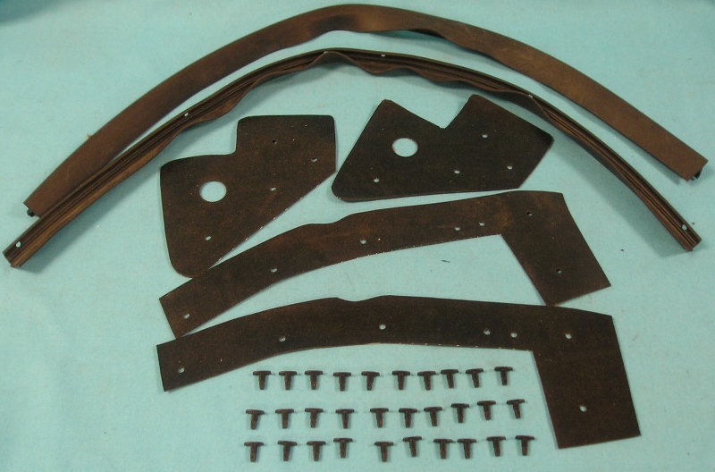 Lower Inner Fender Splash Seals  67-69 Barracuda Lower Inner Fender Splash Seal Kit.  For FENDER INNER SPLASH SHIELDS order part KK-679PFS.