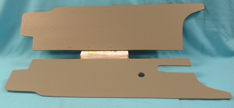 Trunk Interior Side Panels. Ships UPS Oversized. Masonite filler pieces from quarter panel to trunk floor.   Please provide year, make and model.
