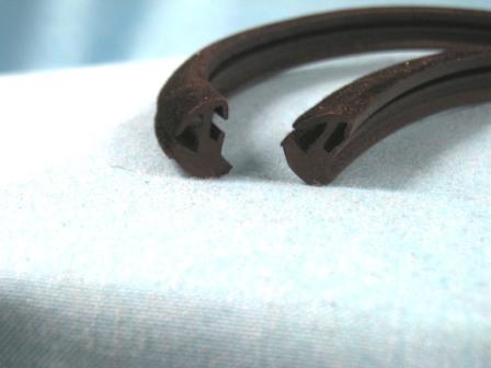 Side-glass Weatherstrip - Quarter window weatherstrip. - 1967 & Up C-Body - PAIR