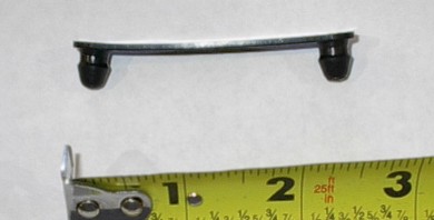Wire Retainers.  Black plastic used to hold the engine bay wiring harness to the inside of the driver side fender.
Various years and makes.