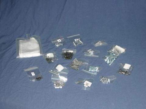 Exterior Screw kit -(ext. Kit w/wheel well) (62 screws)