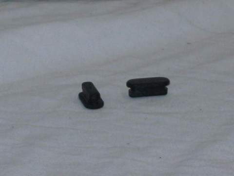 Brake Backing Plate - rubber adj. plug - (2 per wheel) - Pair of plugs.