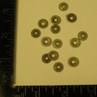 BC-Console Woodgrain Push Nuts Set of (14): To attach console wood to metal bezels we have the solution.