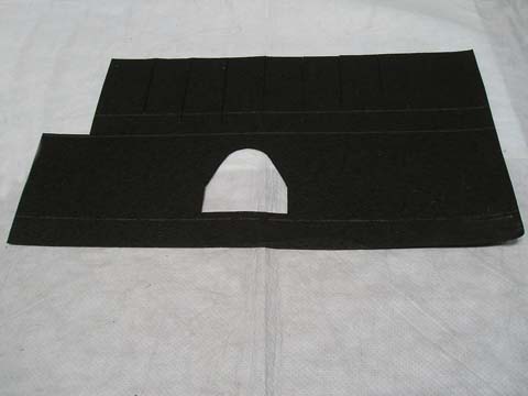 Fuel tank pad:  (original tar)