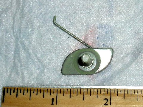 Molding Bolt - 10-24 X 3/4"  (this clip will work on the 1965 Dart front "Candy Cane" mouldings)
1965 Dart - Quarter Panel Peak mldg
1964 Dart-Front fender body side molding