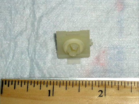 Nylon Moulding Fastener. (NOS pt # 6001 943)