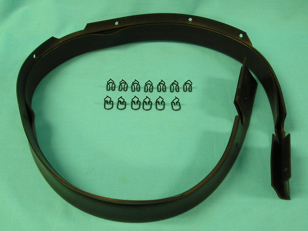 Radiator Support-to-hood Seal - Clips included.
