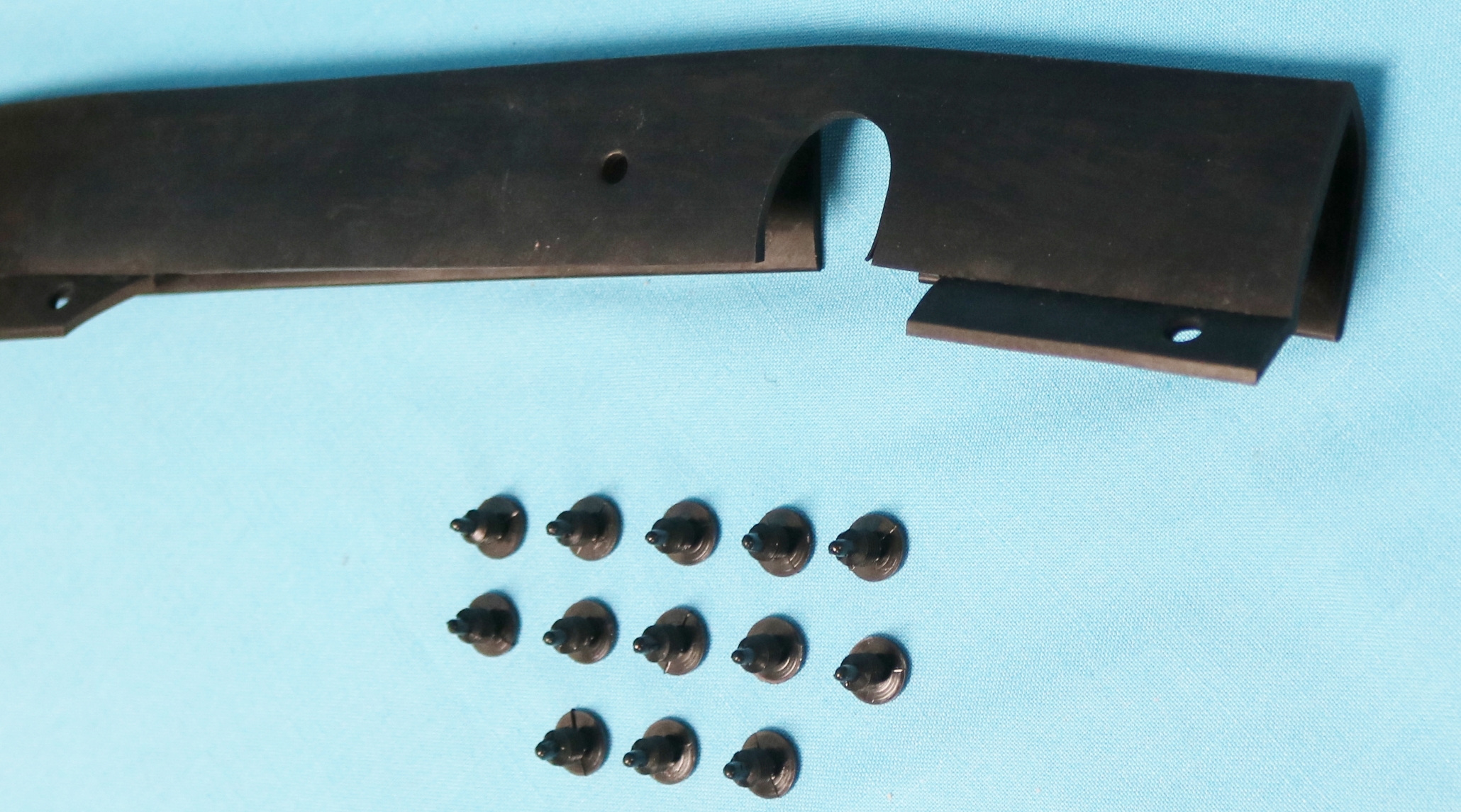 Radiator Support To Hood Seal - Clips included.