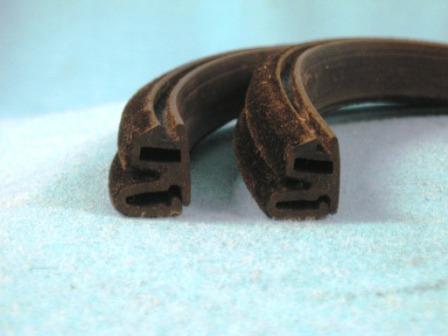 Inner quarter window rubber belts. PAIR