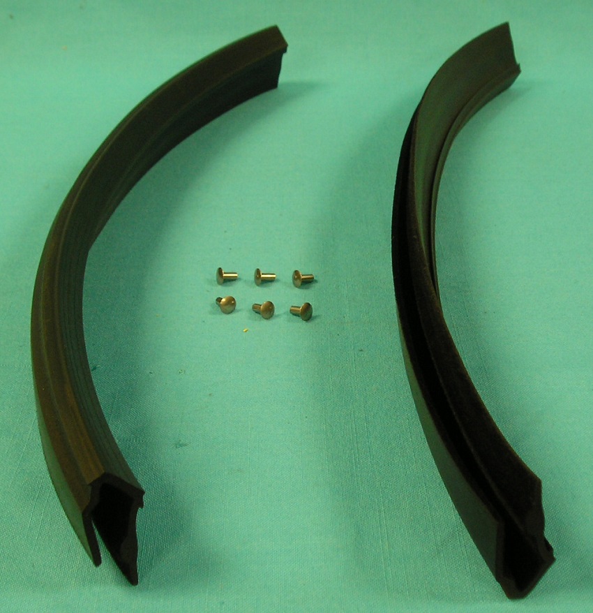 Convertible lower lock side door channel (with rivets). (pair)