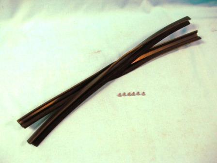 Temp. Discontinued - Hardtop & Convertible -  lower lock side door channel (with rivets). (pair)
