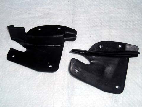 Door Lock Pillar Seals - PAIR - Also known as Door End Seals (discount exempt)