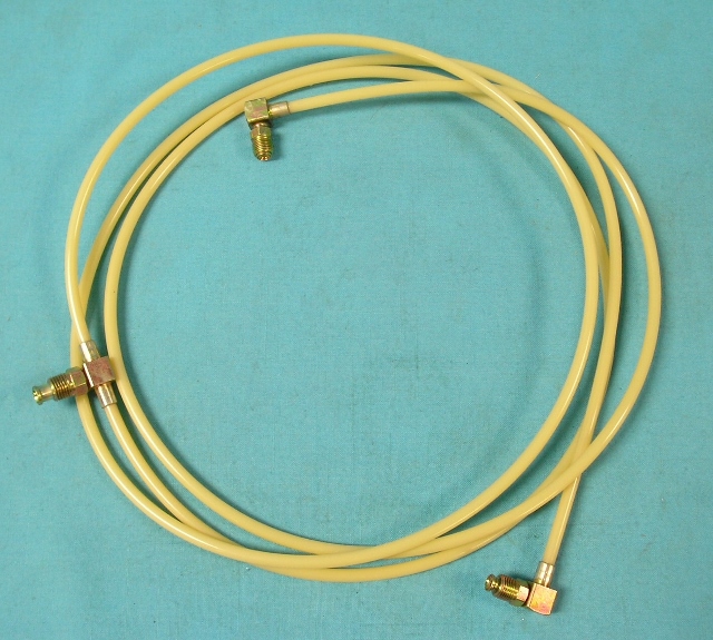 Hydraulic Hose Kit, White 60x60 hose Original Chrysler #1084 556. For 62 and up cars.  Most cars need (2) - one per cylinder....this is just one cylinder worth - order (2) if you need a set for each cylinder in vehicle.  (Discount exempt)