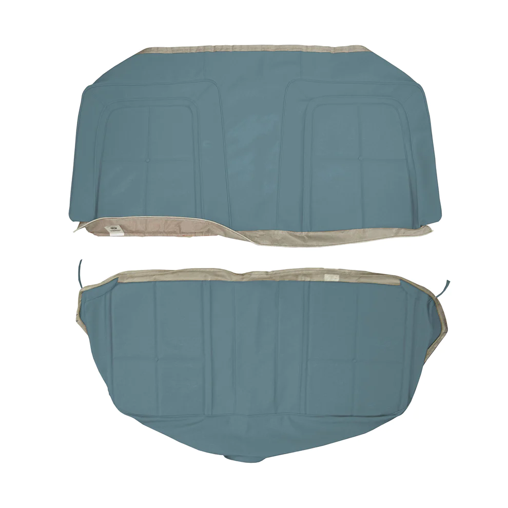 Seat Upholstery, Rear Bench (Bison grain inserts and skirts) - Hardtops