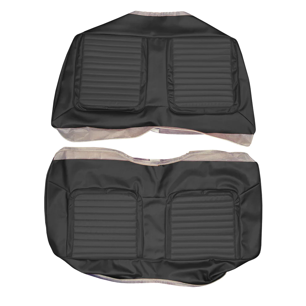 Seat Upholstery, Rear bench - Convertible (Cologne grain inserts, Bison grain skirts with Cologne accents)