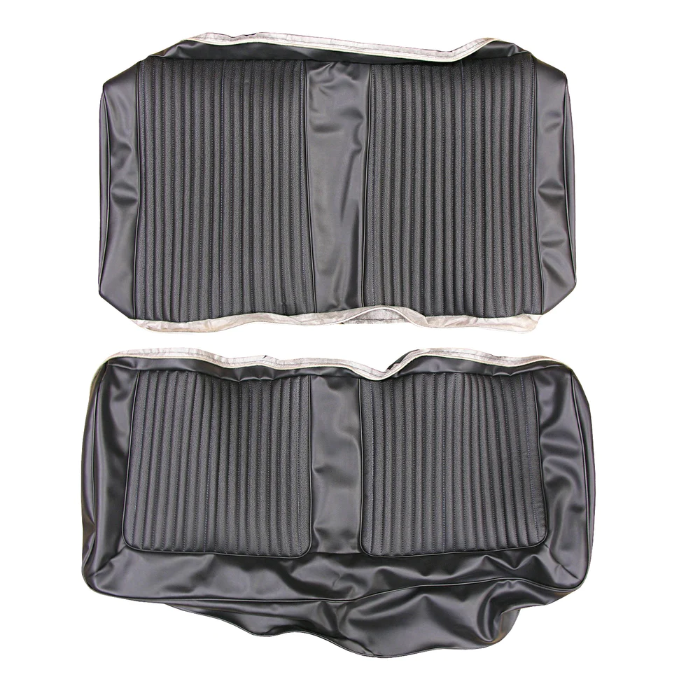 Seat Upholstery, Rear bench - Belvedere II - Convertible (Crater grain inserts and Cologne grain skirts)
