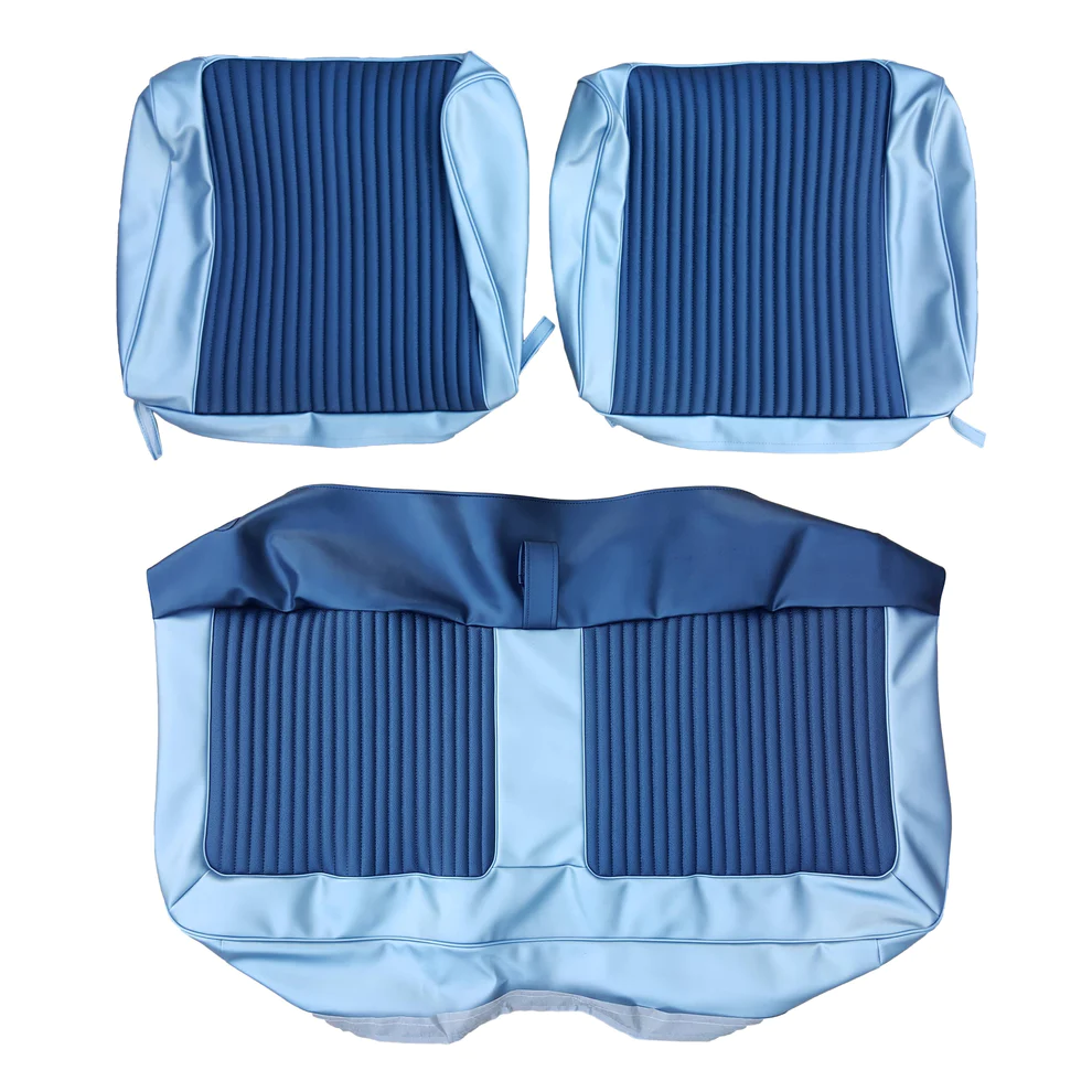 Seat Upholstery, Front split bench - Belvedere II(Crater grain inserts and Cologne grain skirts)