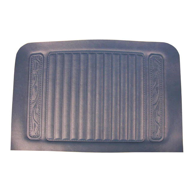 Rear door panels. Convertible
Belvedere II 
Die-electrically heat-sealed cologne grain vinyl with crator grain inserts.

Please indicate color choice in NOTES box

**NOTE: For color choice 619-Gold/Light Gold, a sample approval is required.