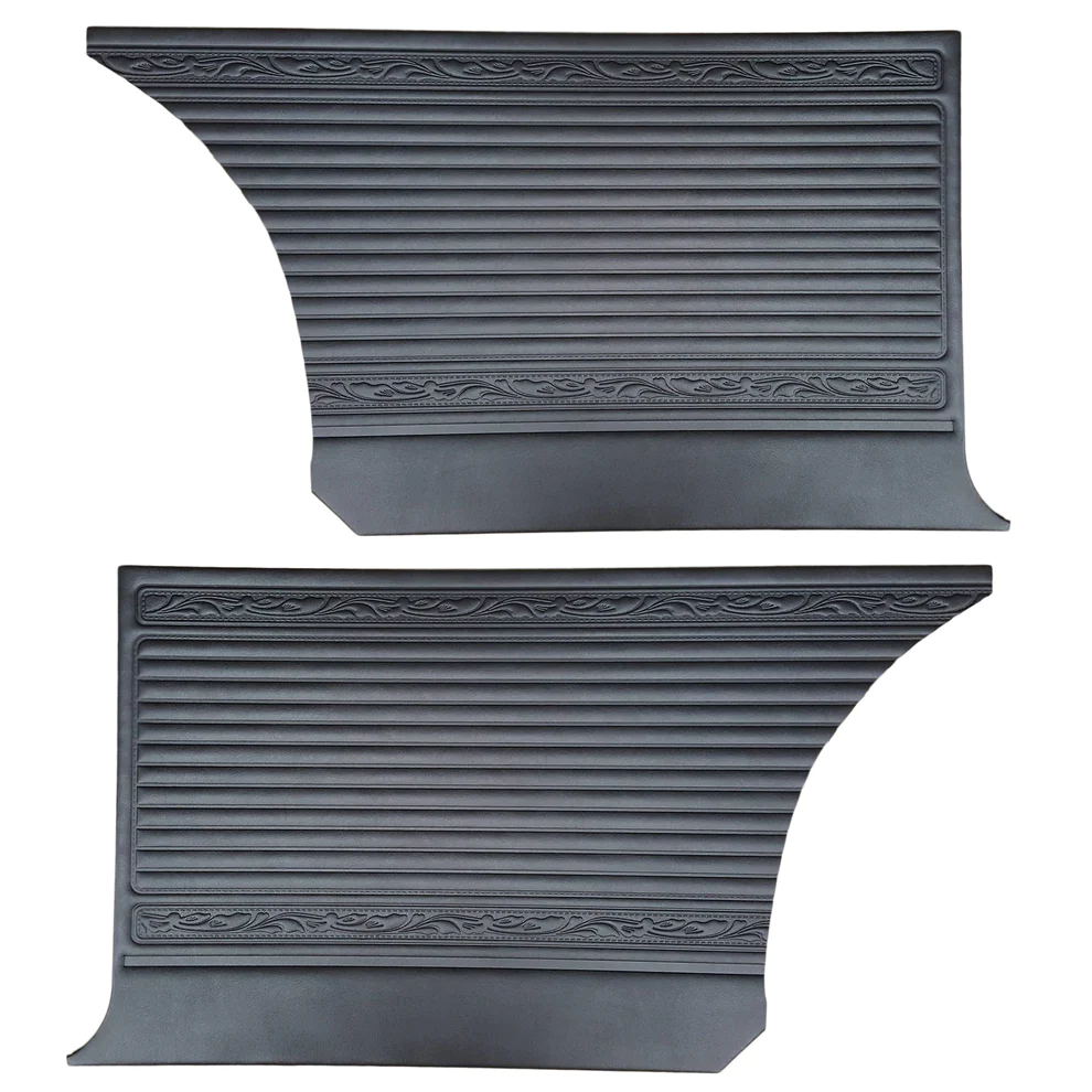 Rear side panels. Oair
Bucket style
Die-electrically heat sealed ribs and detailed western scroll.
Please indicate color choice in NOTES box.

**NOTE: color choice 614-gold may require a sample approval