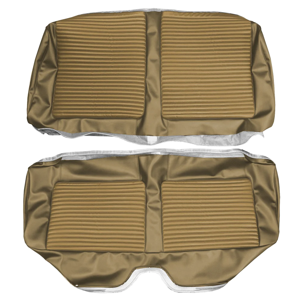 Seat Upholstery, Rear bench - Hardtop (Cirrus grain inserts and Cologne grain skirts) Coronet 440 models.