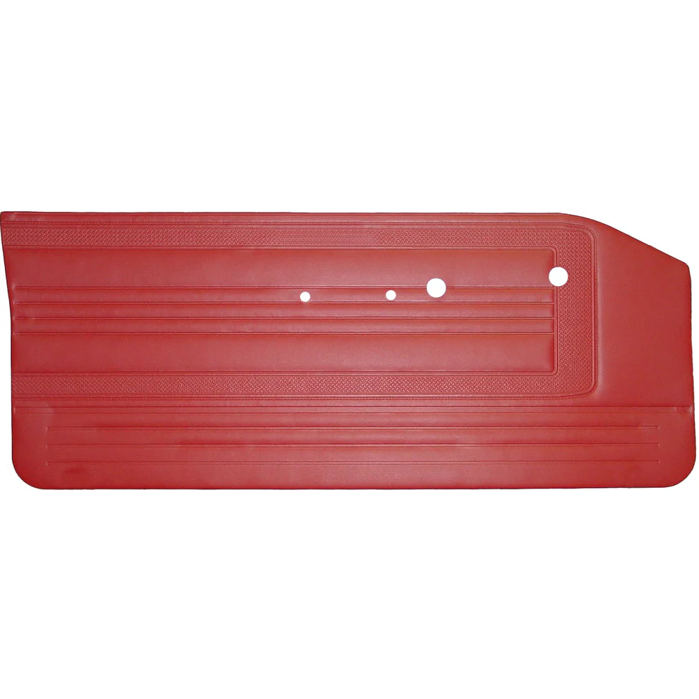 Front door panels. Pair. Die-electrically heat-sealed cologne grain vinyl. Bucket style seats
Valiant Signet/Barracuda