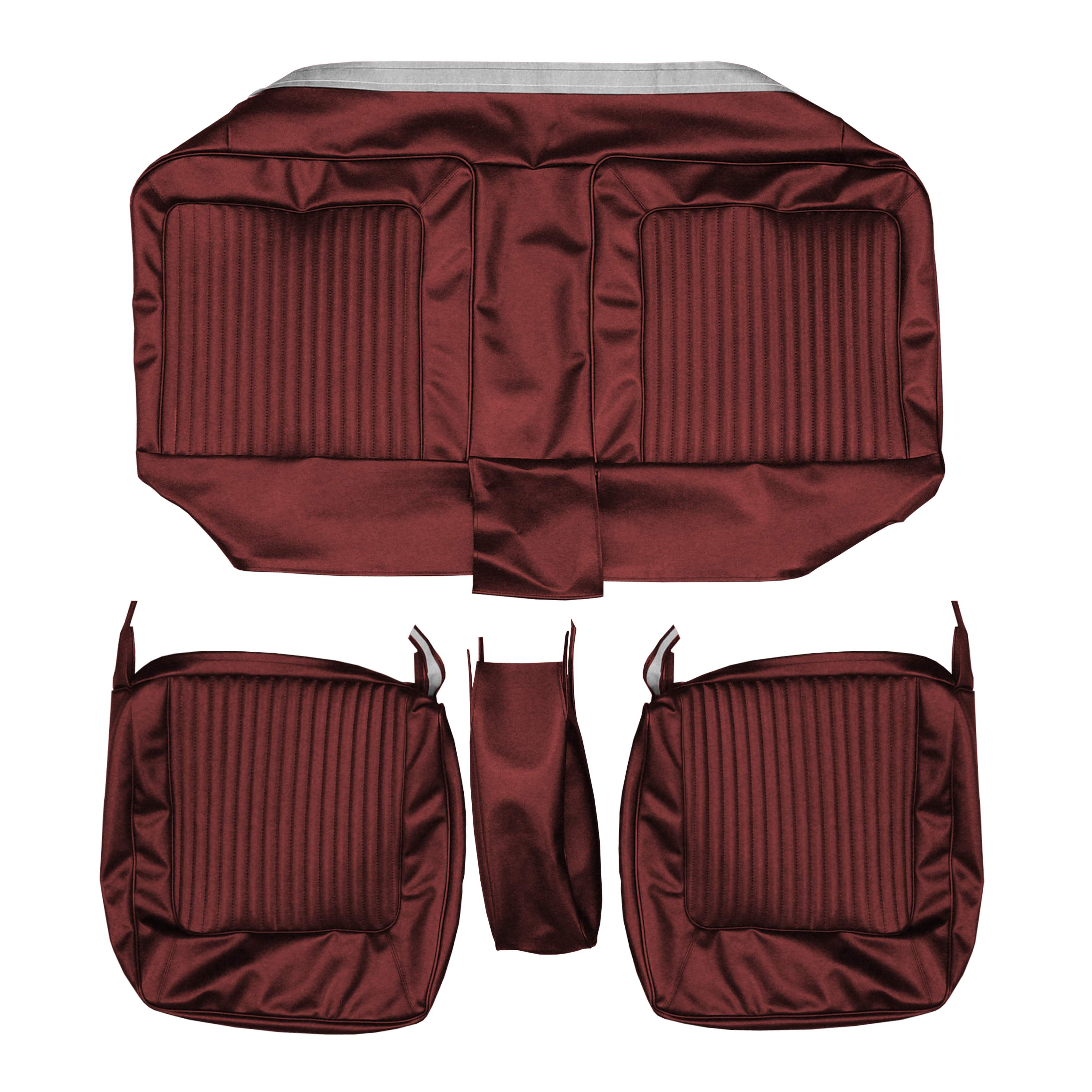Seat Upholstery, Front split bench with center armrest covers (Cologne grain inserts and skirts)