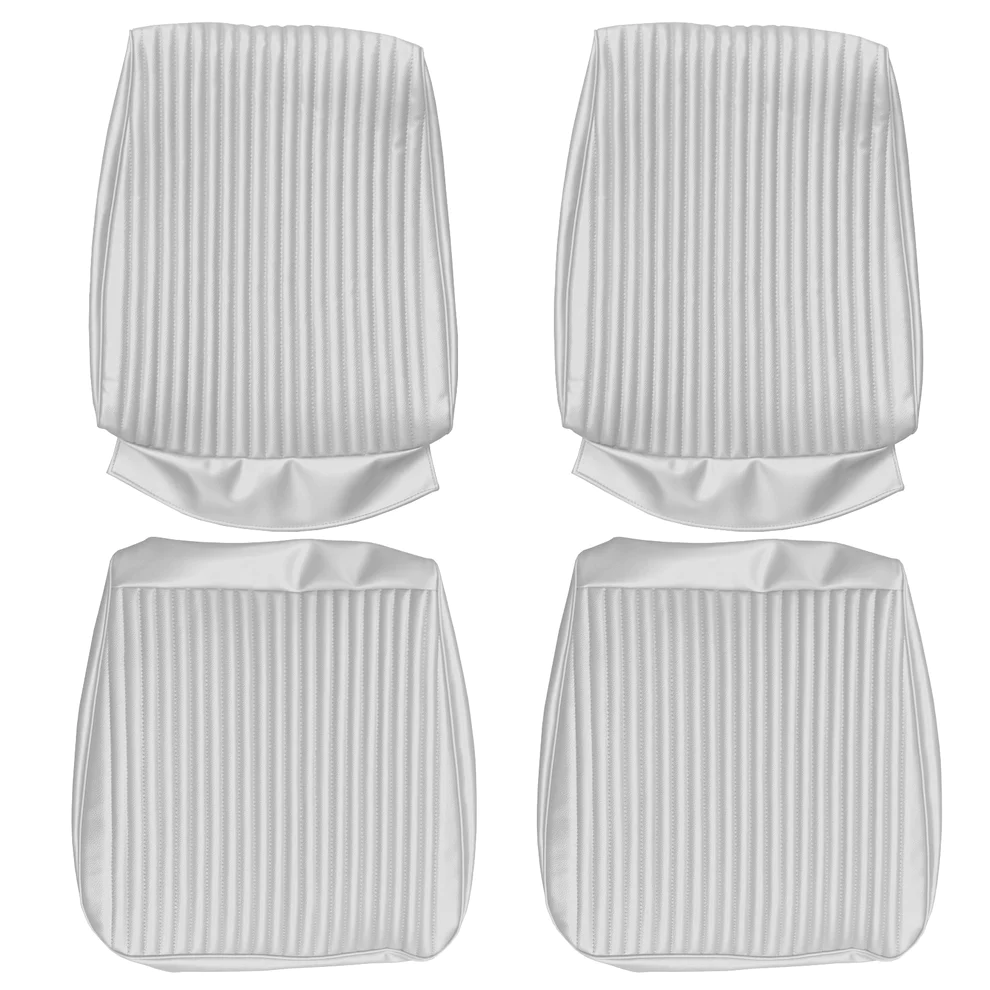 Seat Upholstery, Front buckets, pair (Bambino grain inserts and Cologne grain skirts) Coronet 500 & R/T models.