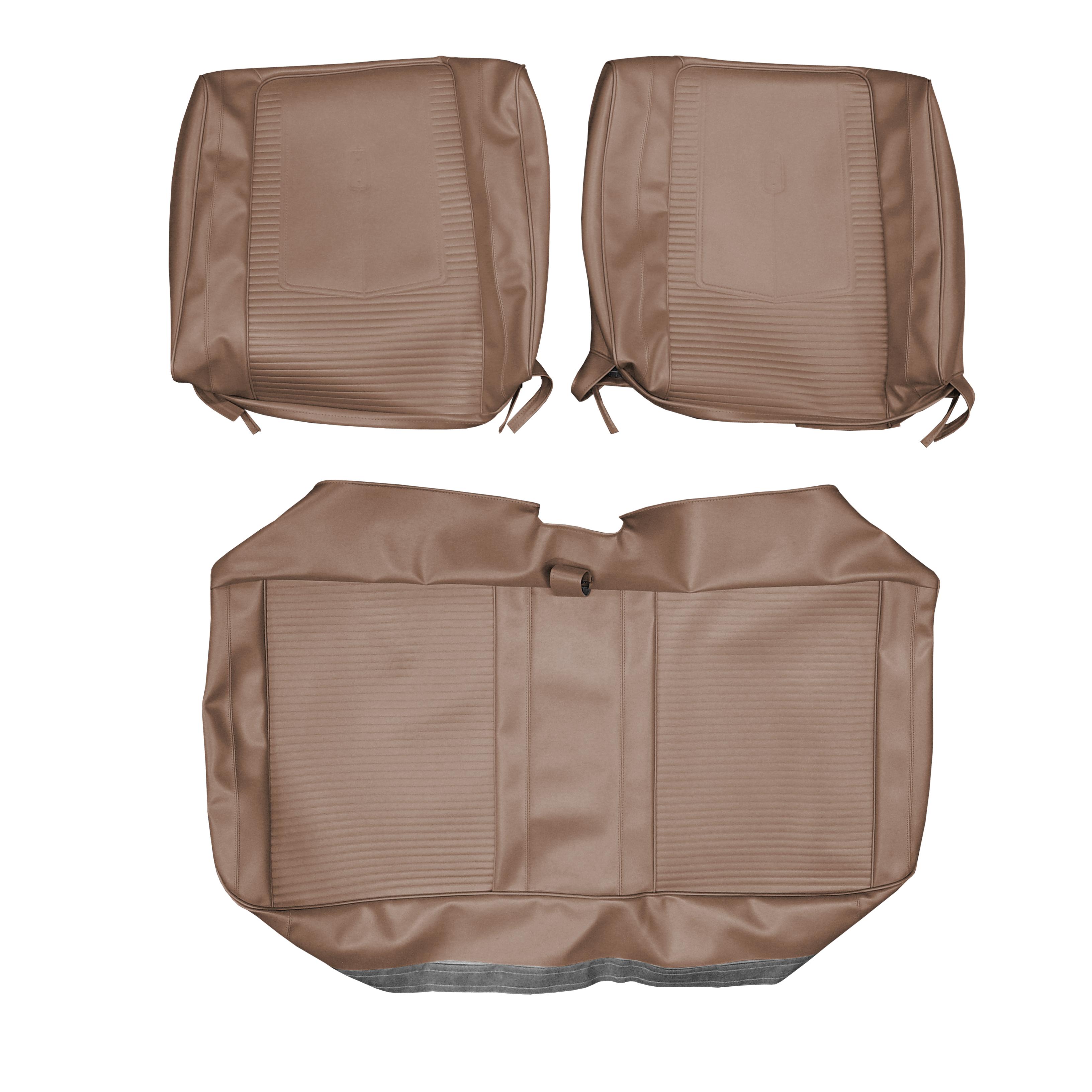 Seat Upholstery, Front split bench - GT Models.(Heat sealed inserts and Cologne grain skirts)