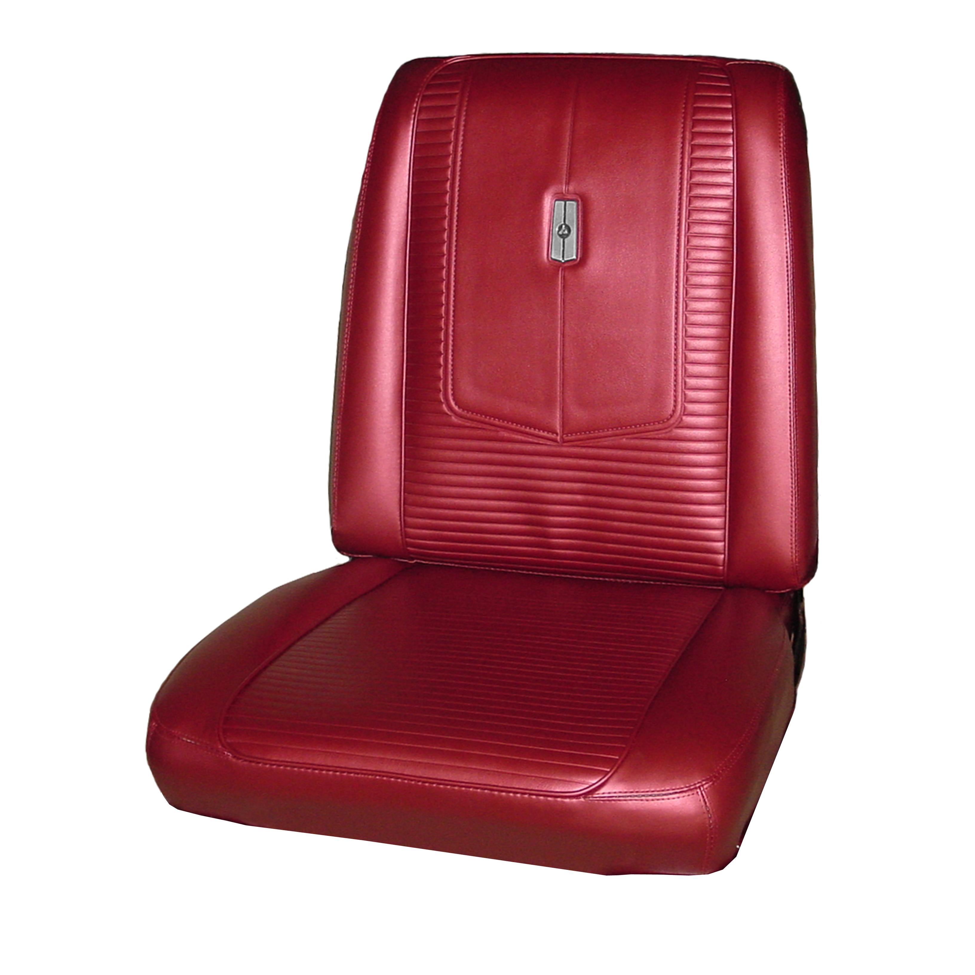 Seat Upholstery, Front Buckets, pair (Heat sealed Cologne grain inserts and skirts)