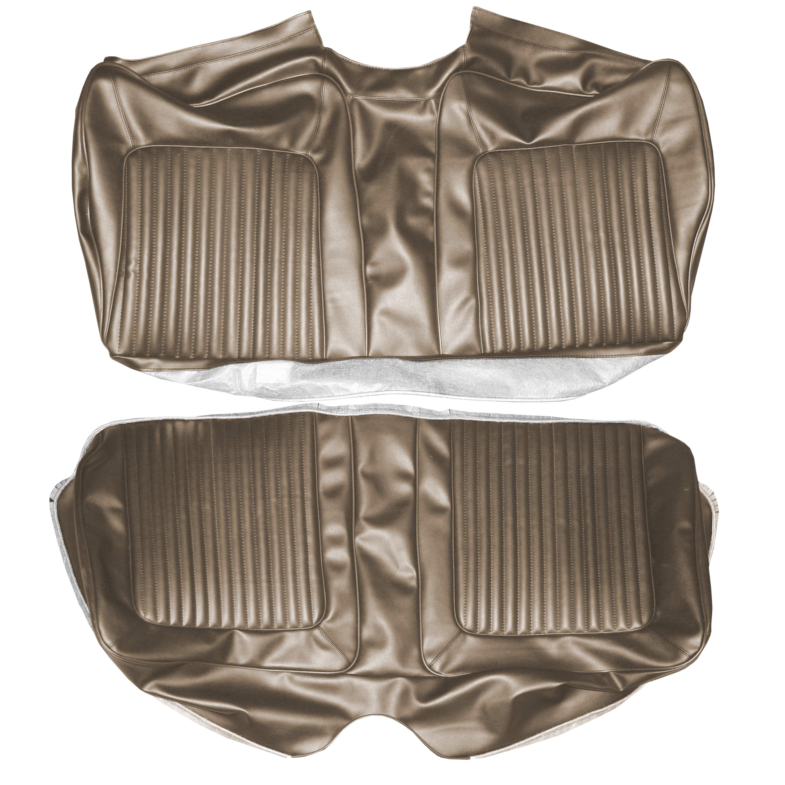 Seat Upholstery, Rear bench - Fastback (Cologne grain inserts and skirts)