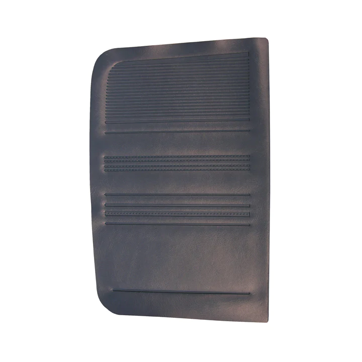 Rear door panels. Convertibles only.
1968 Dodge Coronet R/T & 500, bucket style seats.
Die-electrically heatsealed Cologne grain vinyl.Choose color choice at time of order or place in notes for web type orders:  Black, Pearl White, Dark Metallic blue / light metallic blue, Dark Metallic Green, Metallic Maroon, and Gold / Black.