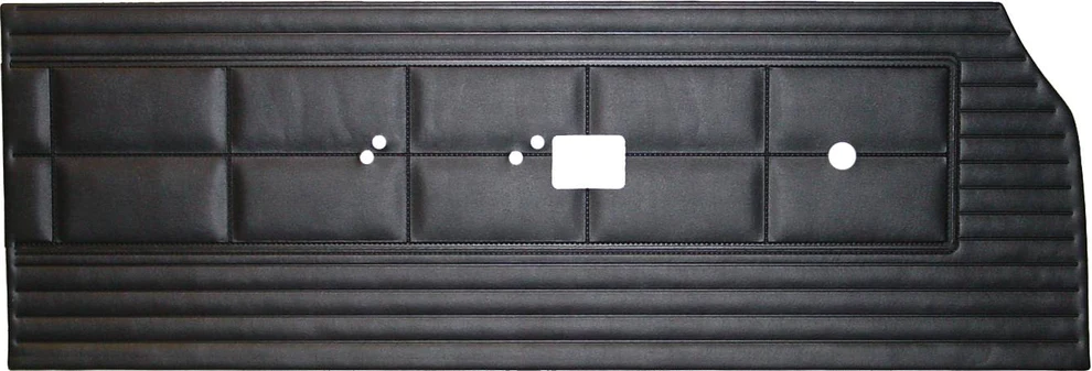 Front Door Panels. Die-electrically heat-sealed Cologne grain.

Please indicate color choice in the NOTES box