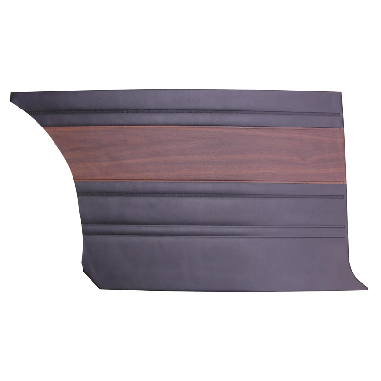 Rear Door Panels. Hardtop.
Plymouth GTX & Sport Satellite
Die-electrically heat-sealed Cologne grain vinyl with woodgrain center.

Please indicate color choice in the NOTES box.