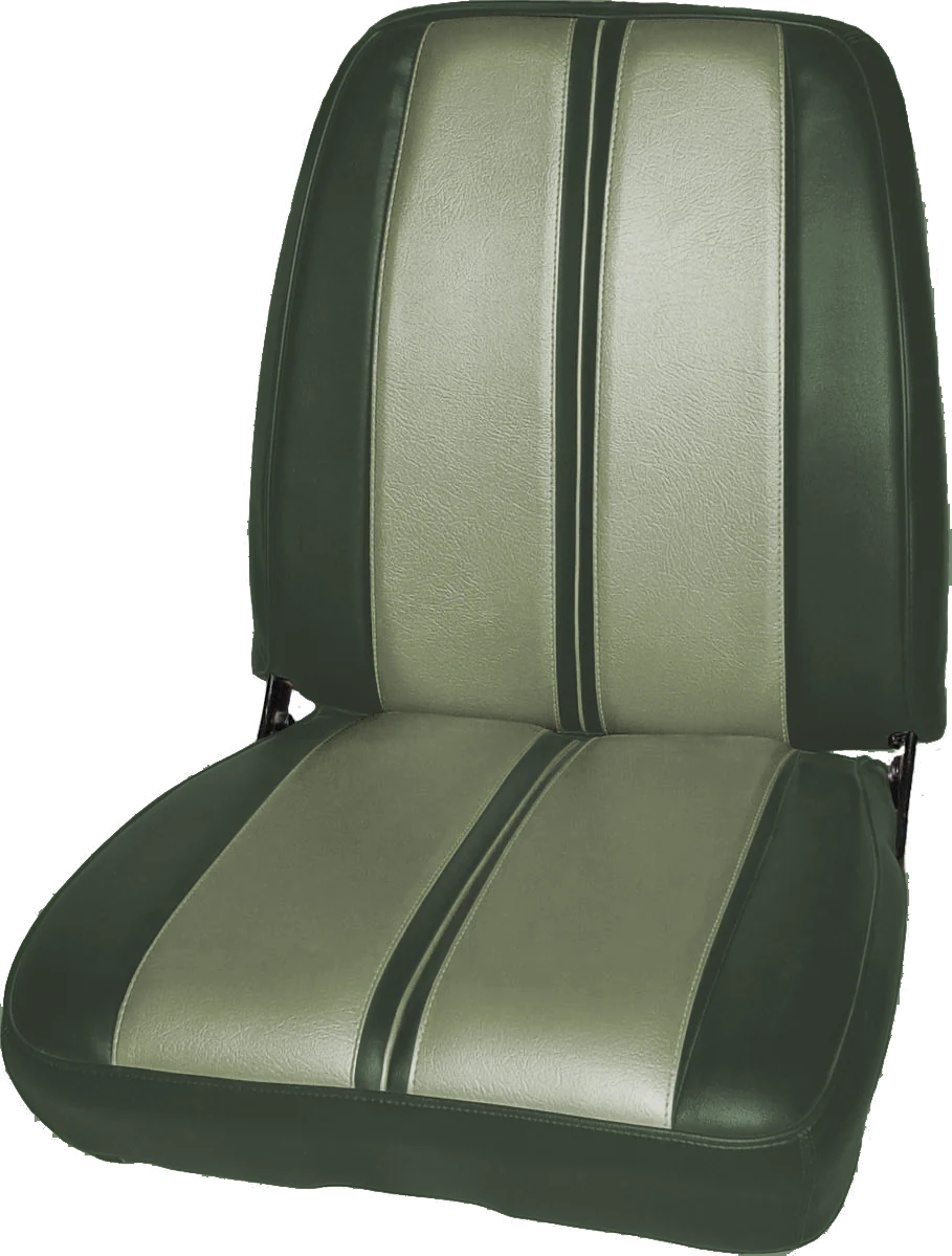 Seat Upholstery, Front buckets, pair (Crush grain inserts and Cologne grain skirts)