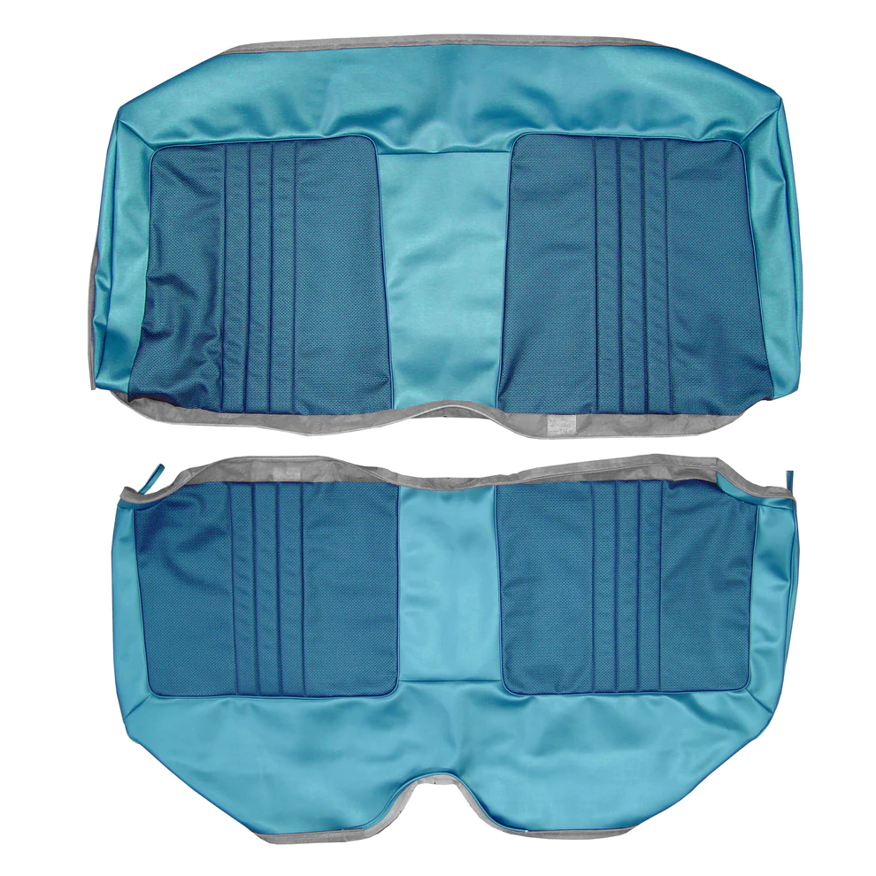Seat Upholstery, Rear bench - coupe (Rosette grain inserts and Cologne grain skirts)