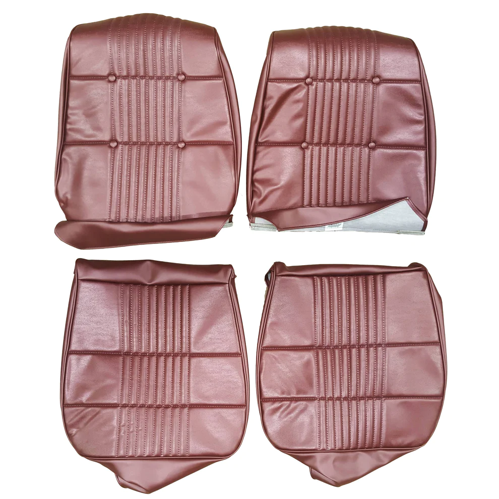 Seat Upholstery, Front buckets, pair - Hardtop (Ascot grain inserts and Cologne grain skirts (Hardtops / Convert.) Reed grain inserts and Cologne grain skirts (Coupe)