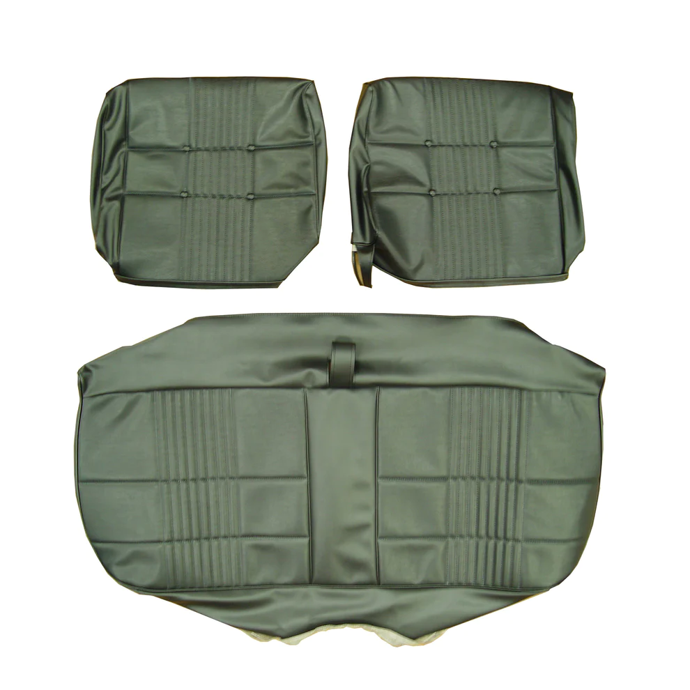 Seat Upholstery, Front split bench  (Ascot grain inserts and Cologne grain skirts) Coronet 500 convertible only