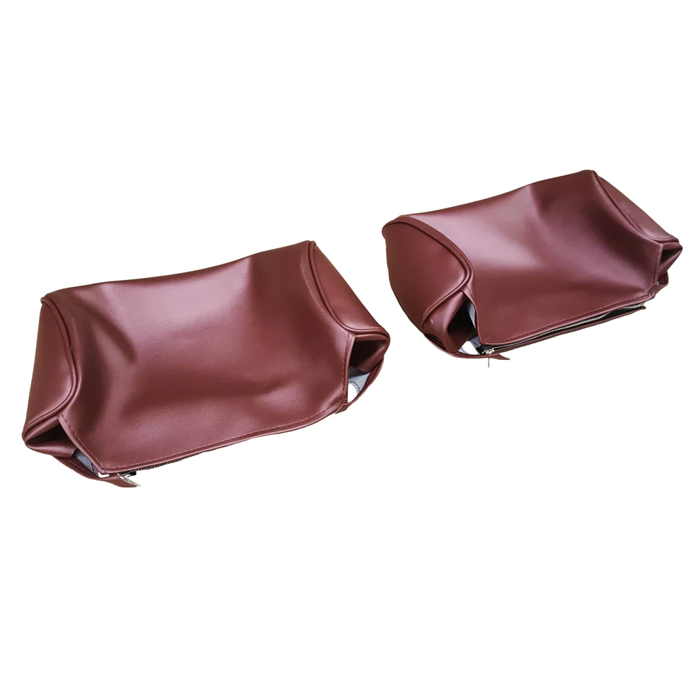 Upholstery,  Optional headrest covers w/zippers as original, pair (Ascot grain inserts and Cologne grain skirts)