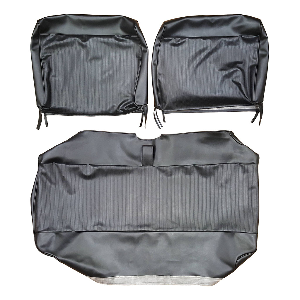 Seat Upholstery, Front split bench (Double Stitch Rib grain inserts and Coachman grain skirts).  Dark / light Fawn is a special order - additional cost - inquire if needing that color.