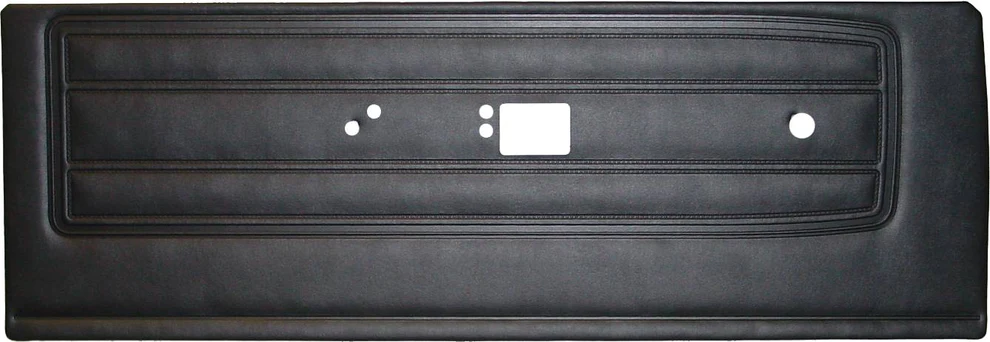 Front door panels - Pair - Standard style. Bucket or bench seat.  Die-electrically heat-sealed cologne grain vinyl. (annotate color at time of order or in order notes)
