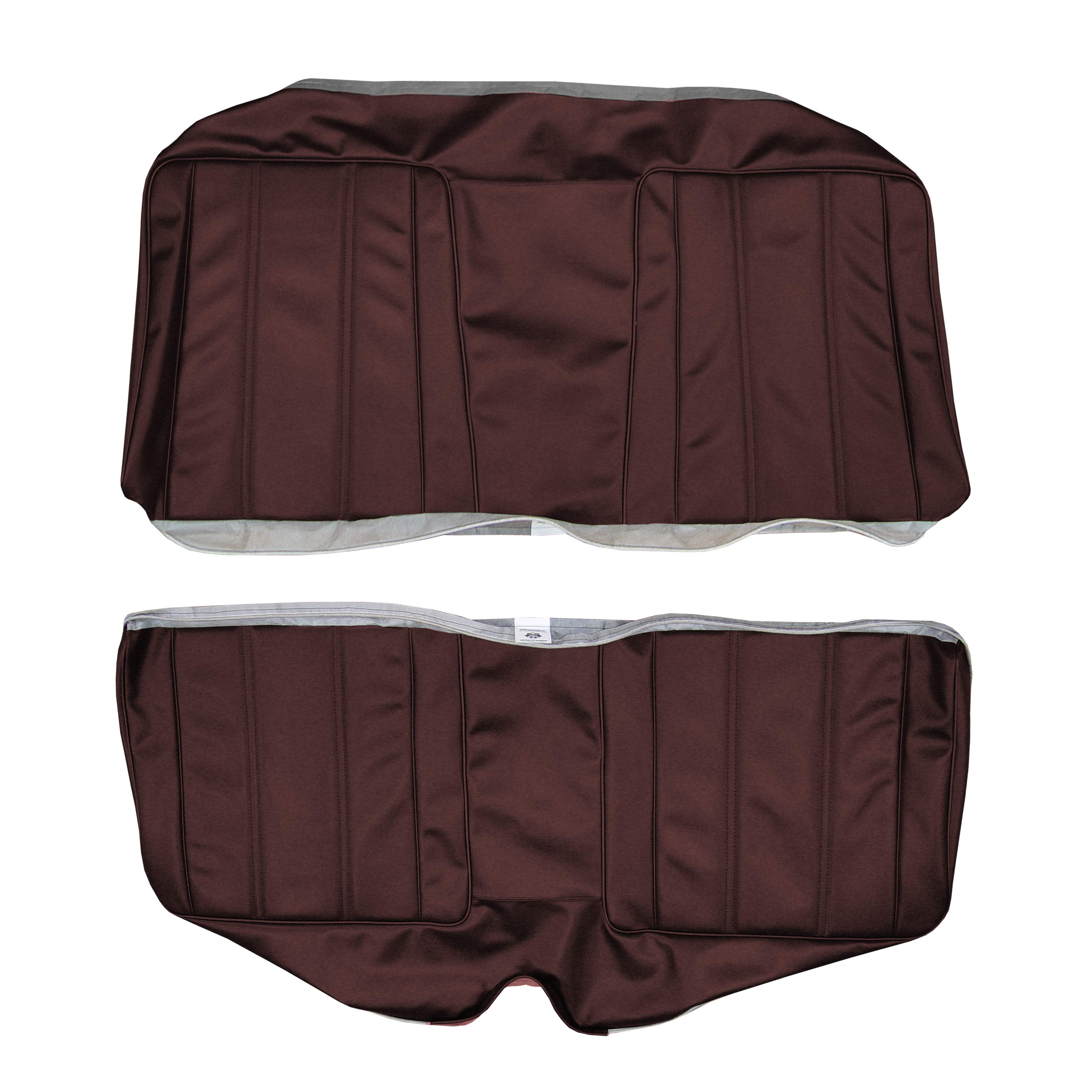 Seat Upholstery, Rear bench, Standard Upholstry - Hardtop / Notchback (Cologne grain inserts and skirts)