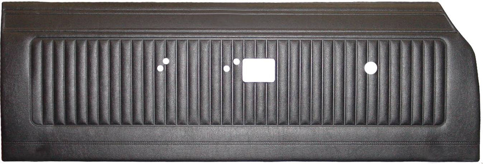 Front door panels; PAIR
Coronet R/T, 500, Superbee
Bucket & Convertible Bench style seats
Die-electrically heat sealed Coachman grain vinyl.
Choose color at time of order or place in notes for web type orders:
Black, White, Dark Metallic Blue, Dark Metallic Green, Red and Saddle.