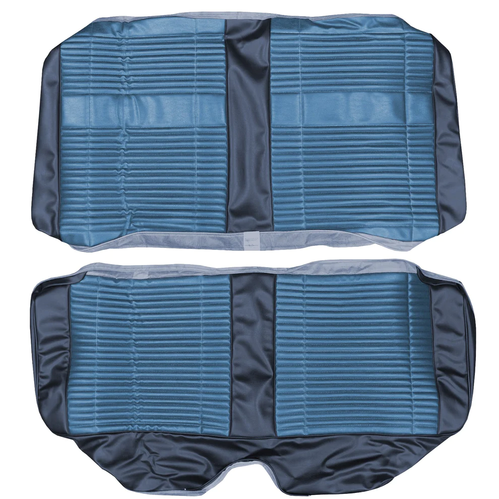 Seat Upholstery, Rear bench - Decor Pkg - Hardtop (Ascot grain inserts and Coachman grain skirts)